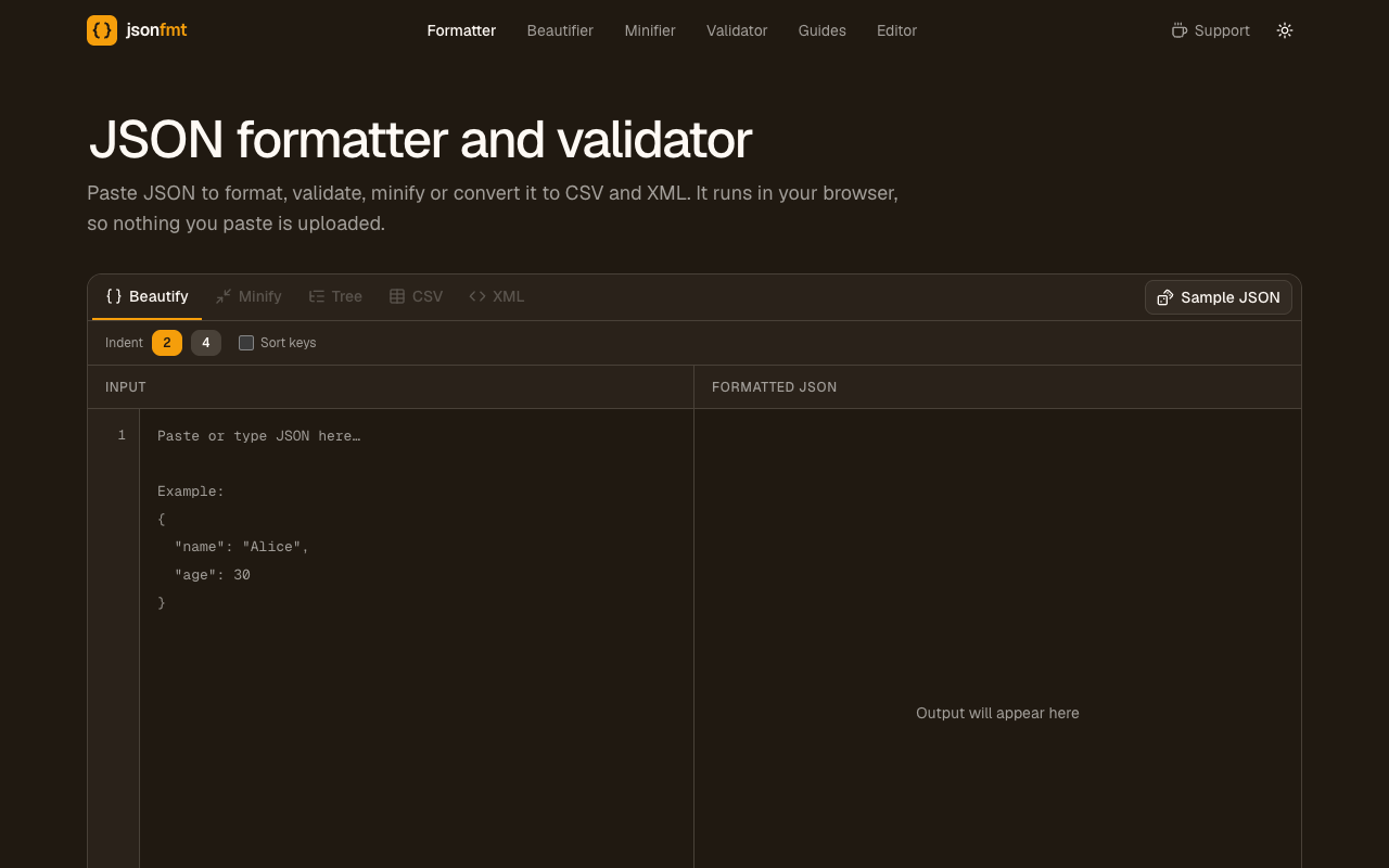 JSON Formatter